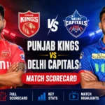 Thrilling Punjab Kings vs Delhi Capitals Match Scorecard: DC’s Epic 3-Wicket Win in IPL 2026