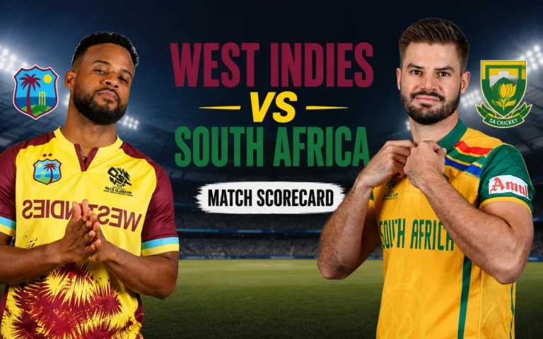 West Indies Cricket Team vs South Africa National Cricket Team Match Scorecard: Complete Match Analysis & Key Moments