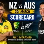 New Zealand National Cricket Team vs Australian Men’s Cricket Team Match Scorecard: 7 Amazing Highlights and Full Match Summary