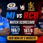 Mumbai Indians vs Royal Challengers Bengaluru Match Scorecard: Full Score, Highlights & 2-Wicket RCB Victory