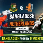 Bangladesh National Cricket Team vs Netherlands National Cricket Team Match Scorecard: Full Highlights, Live Score & 9-Wicket Victory