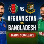 Afghanistan National Cricket Team vs Bangladesh National Cricket Team Match Scorecard: Complete 2026 Match Report