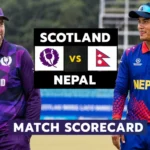 Scotland National Cricket Team vs Nepal National Cricket Team Match Scorecard, Full Score, Stats & Match Summary